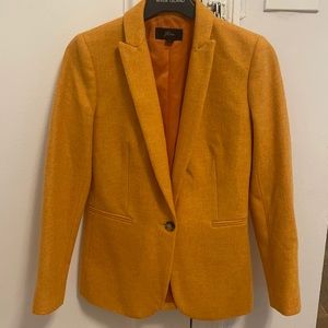 J.Crew mustard wool blazer